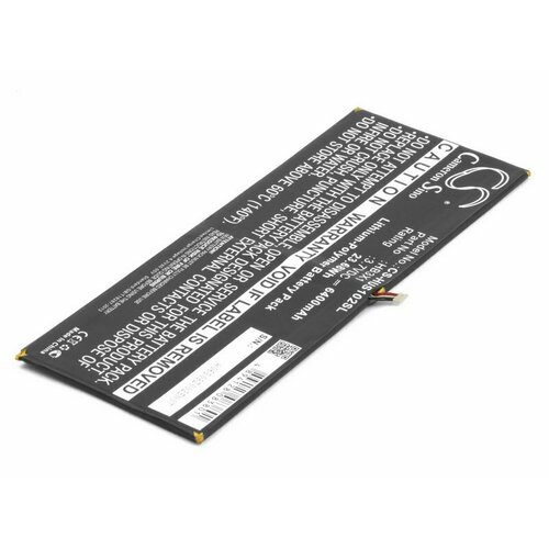 Аккумулятор CameronSino CS-HUS102SL для планшета Huawei MediaPad 10 Link S10-201W (HB3X1) 6400mAh
