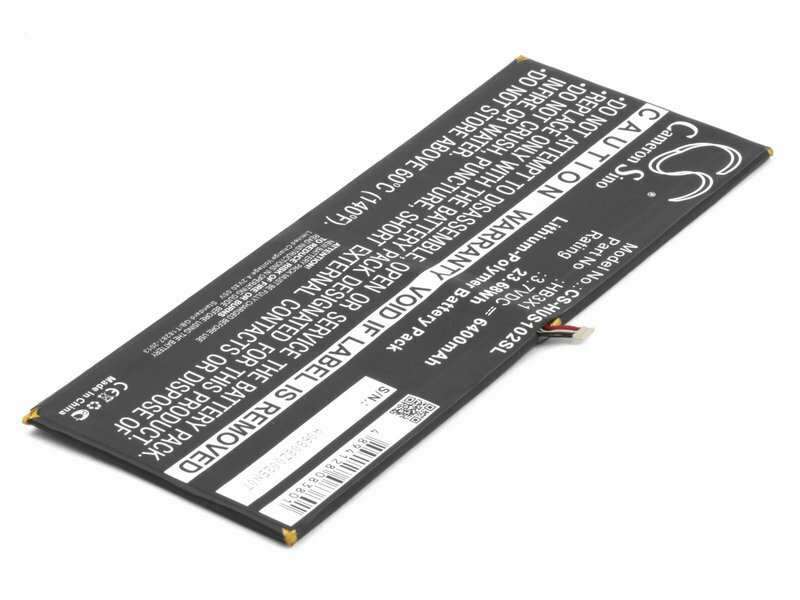 Аккумулятор CameronSino CS-HUS102SL для планшета Huawei MediaPad 10 Link S10-201W (HB3X1) 6400mAh