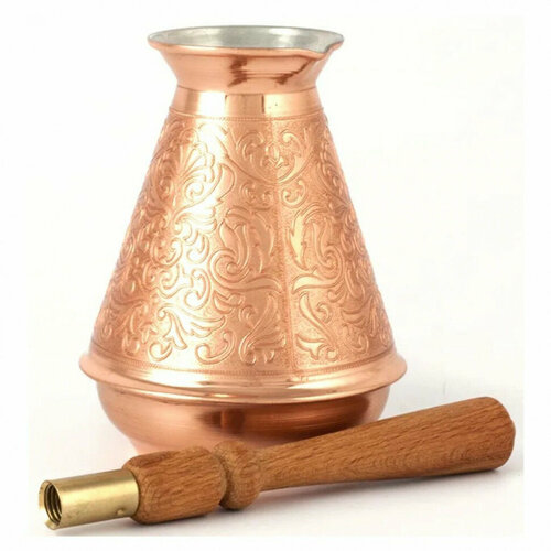 Арт. ТУ-500с Кофеварка мед. TimA "Турчанка" 0,50 съемн. ручка золотистый, коричневый, медный