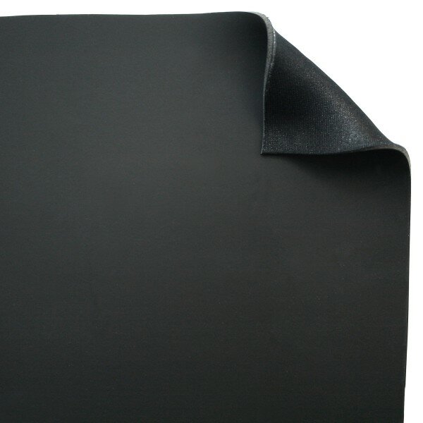 Каучуковый материал (черный ультраматовый В40 Ferrari, ширина 1,4 м, толщина 2 мм.) #21251