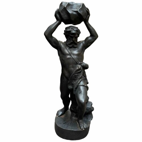 Чугунная скульптура "Геркулес, бросающий камень" 1930-1940 гг, Касли, СССР