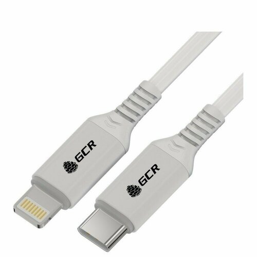 Кабель USB Type-C - Lightning, 1.5м, Greenconnect (GCR-53531) gcr кабель premium 1 0m typec lightning mfi power delivery 18 w быстрая зарядка белый силикон al case белый белый пвх