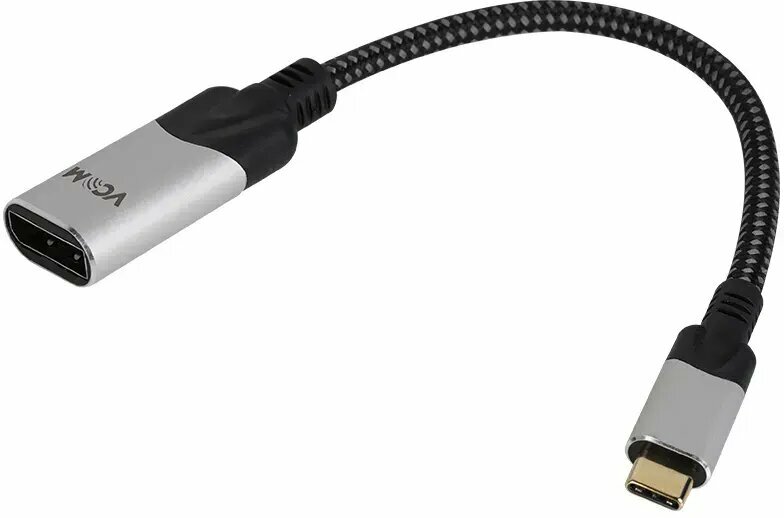 Переходник USB Type-C - DisplayPort, 0.15м, VCOM (CU422MV-8K)