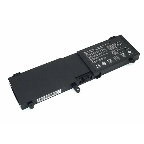 Аккумуляторная батарея для ноутбука Asus N550J (N550-4S1P) 15V 3500mAh OEM черная аккумулятор для ноутбука asus n550j n550 4s1p 15v 3500mah oem черная