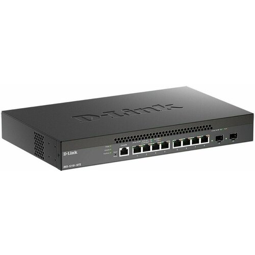 Коммутатор (свитч) D-Link (DXS-1210-10TS/B1A) настольный коммутатор mikrotik crs305 1g 4s в пяти портах с одним портом gigabit ethernet и четырьмя портами sfp 10 гбит с