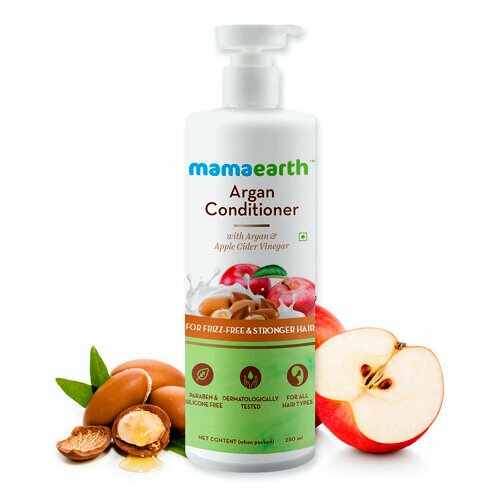 Кондиционер с Аргановым маслом и яблочным уксусом Argan Conditioner 250 мл. MamaEarth
