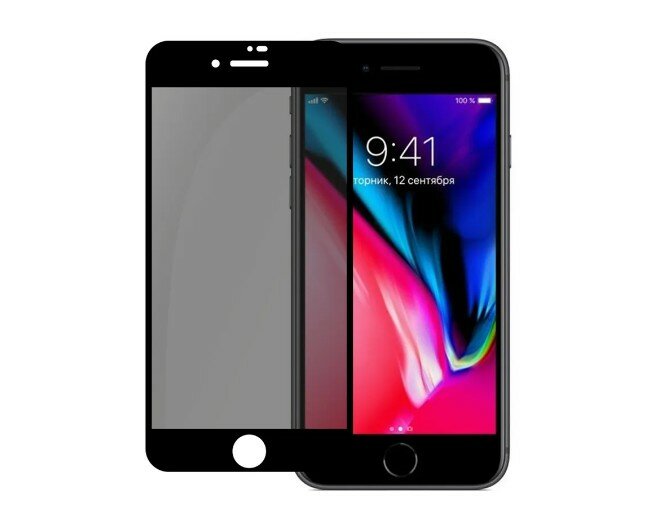 Perfeo 21D защитное стекло для iPhone 7/8/SE 2020 черный Full Screen&Glue