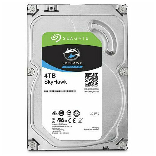 Жёсткий диск 4Tb SATA-III Seagate SkyHawk Surveillance ST4000VX005 899500₽
