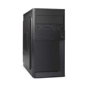 Корпус Minitower ExeGate Ex291147rus BAA-105U2-01-AAA450 (mATX, БП AAA450 с вент. 8см, 2*USB+2*USB3.