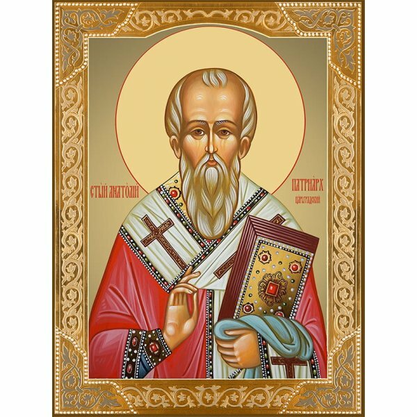 Икона Анатолий патриарх Константинопольский, арт ДМИ-270
