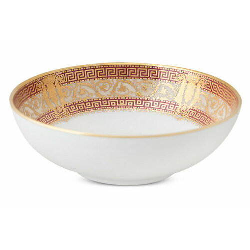 Салатник индивидуальный 250мл Haviland Салон Мюрат, вишневый, золотой декор