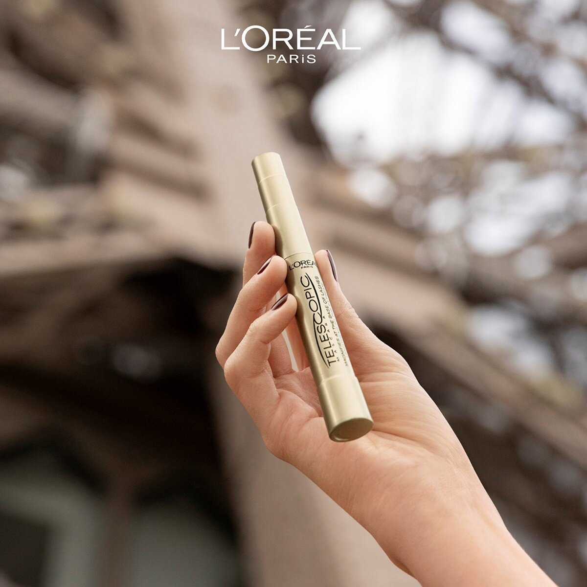 L'OREAL Тушь для ресниц Telescopic удлиняющая, 8 мл, Черная — фото 1