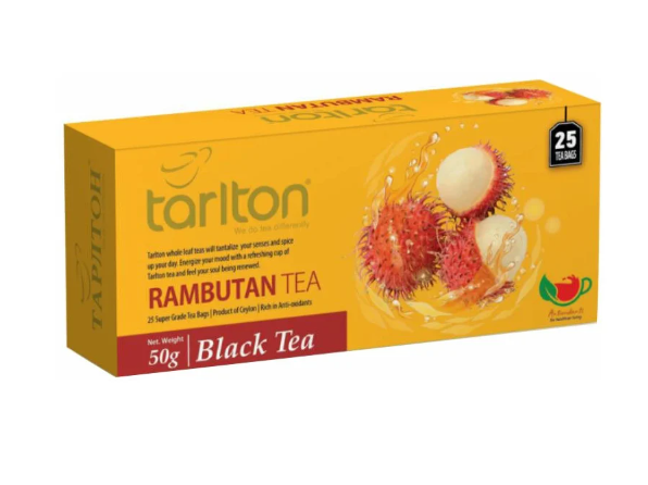 Tarlton Чай чёрный, Rambutan, 25 пакетиков, 50 г - 6 шт. - фотография № 2