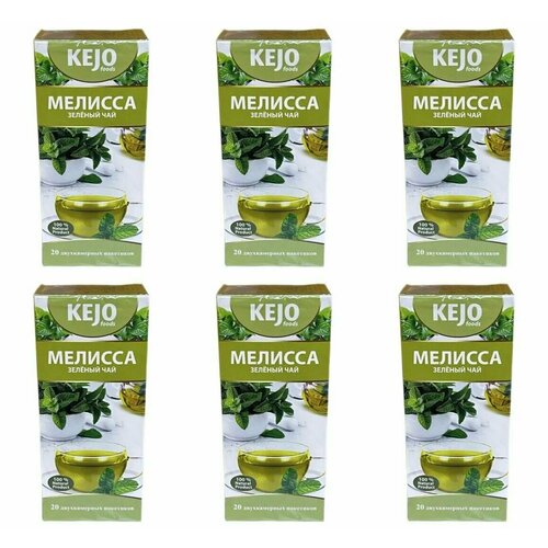 KEJOfoods Чай в пакетиках Мелисса 1,8 г 20 пакетов 6 шт