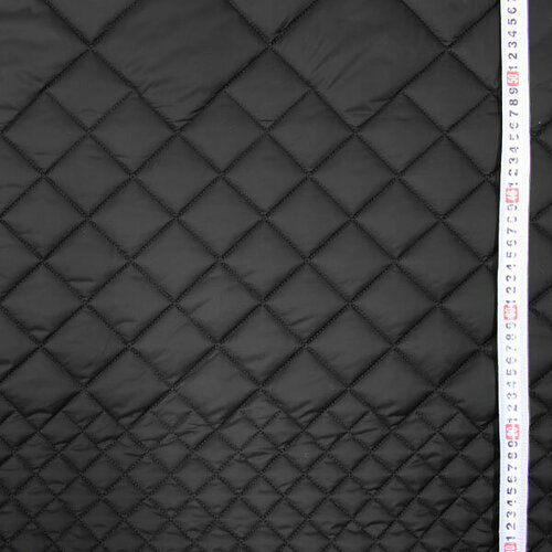 Ткань для шитья и рукоделия стежка черная 100х140 см