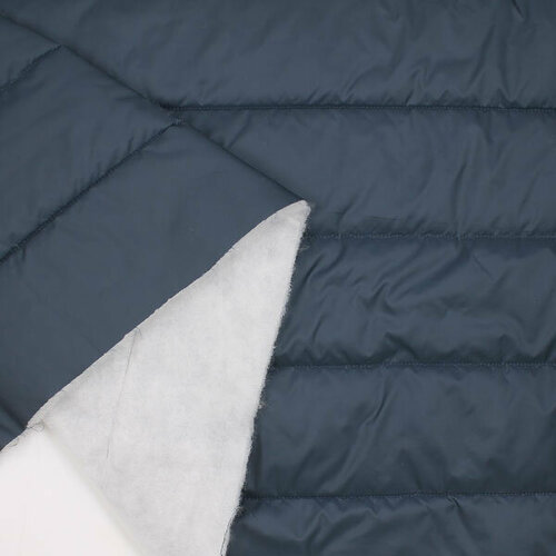 Ткань для шитья и рукоделия, стежка для пальто и курток, цвет синий, 100х140 см