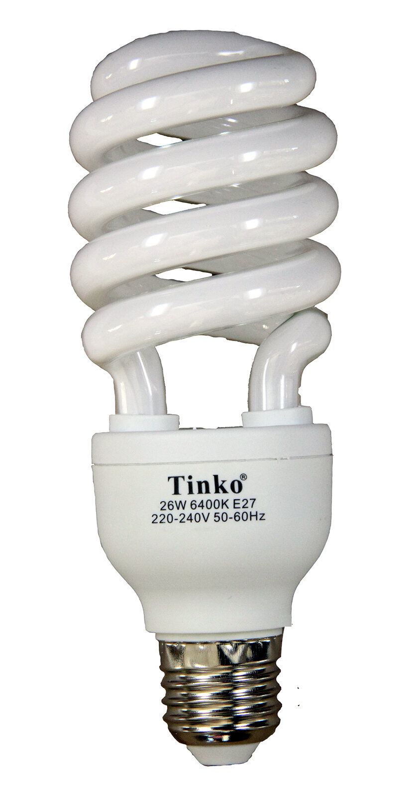 Лампочка Tinko, Дневной свет 26 Вт, E27, Люминесцентная (энергосберегающая) 10шт