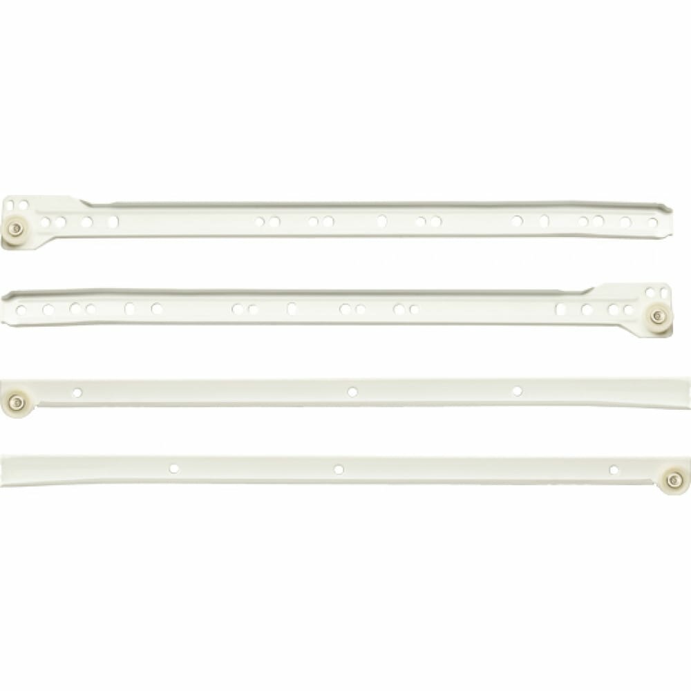 Роликовые направляющие MF DS10 350 мм белые 10147v