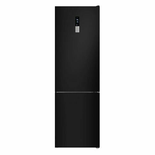 Холодильник двухкамерный MAUNFELD MFF200NFBE Total No Frost, черный