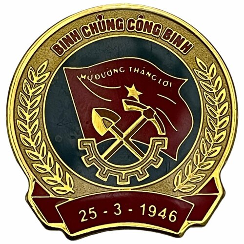 Знак Инженерный корпус Вьетнам 2001-2010 гг. знак государственный экологический инспектор латвия 2001 2010 гг