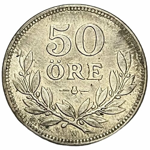 Швеция 50 эре (оре) 1914 г.