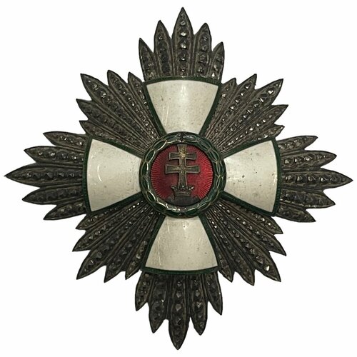 Королевство Венгрия, звезда ордена Заслуг 1922-1946 гг. знак член венгерского общества помощи больным венгрия 1920 1946 гг
