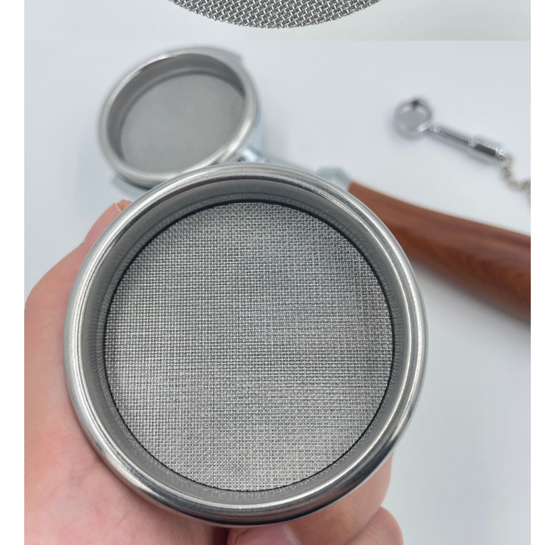 Фильтр в рожок кофеварки многоразовый MyPads, 53 мм сетчатый фильтр-пластина для холдера кофемашины металлический