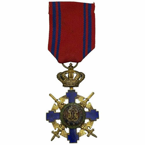 Румыния, орден Звезда Румынии IV степень с мечами 1932-1947 гг. румыния ордена короны румынии i степень 1932 1947 гг без ленты