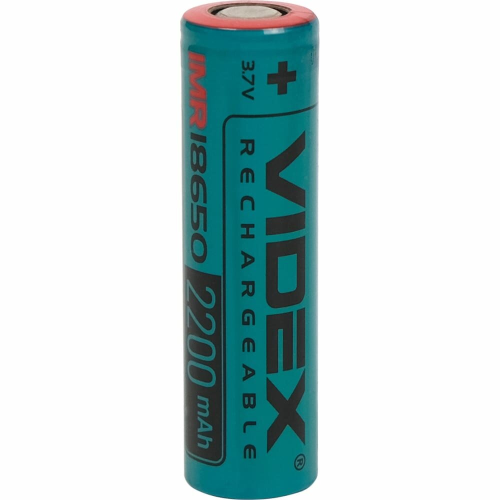 Videx Аккумулятор высокотоковый 18650 IMR 2200mAh 22A без защиты VID-IMR18650-2.2-NP