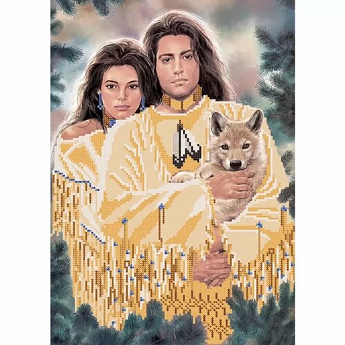 Верность, схема на канве