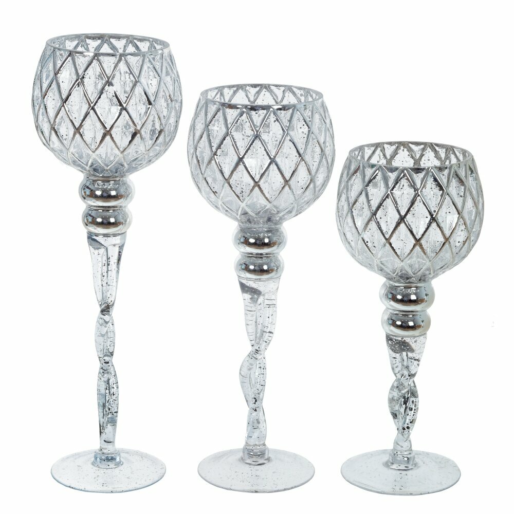 Набор из 3-х подсвечников L33 W16 H465 см