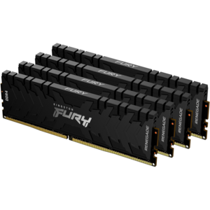 Оперативная память Kingston Память оперативная Kingston 128GB 3600MHz DDR4 CL18 DIMM (Kit of 4) FURY Renegade Black