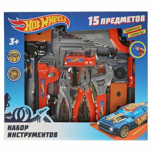 Набор инструментов Хот Вилс Играем Вместе A1439823W-R набор инструментов hot wheels 15 предметов играем вместе a1439823w r