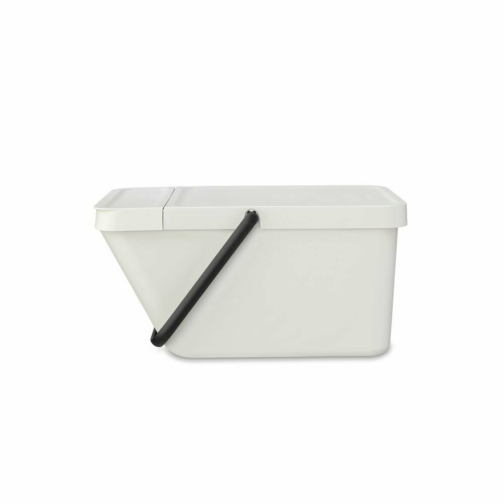 Ведро для мусора 20 л Brabantia Sort & Go Stackable светло-серый - фото №3