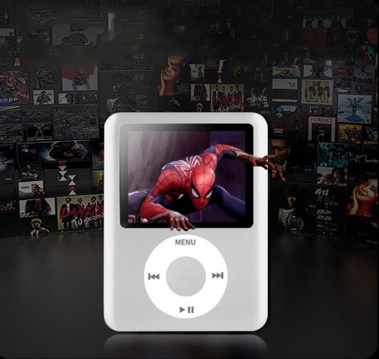 Музыкальный ультратонкий мини-плеер MyPads с экраном MP4/MP3 4GB встроенной памяти для мальчика, школьника парня