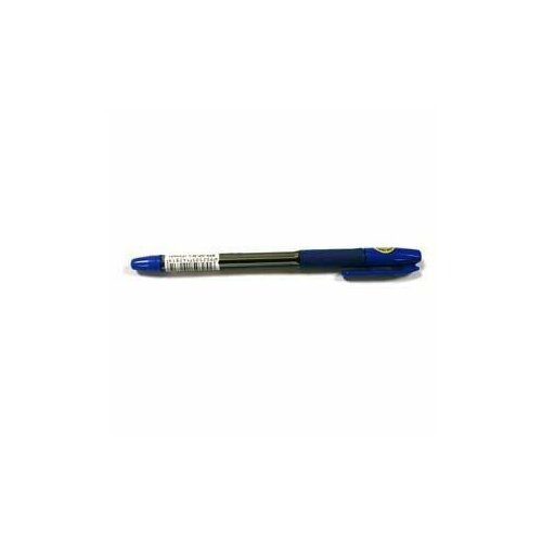 Ручка шариковая Pilot BPS-GP-M-L 1,0мм, с резиновым упором, прозрачный корпус, синяя