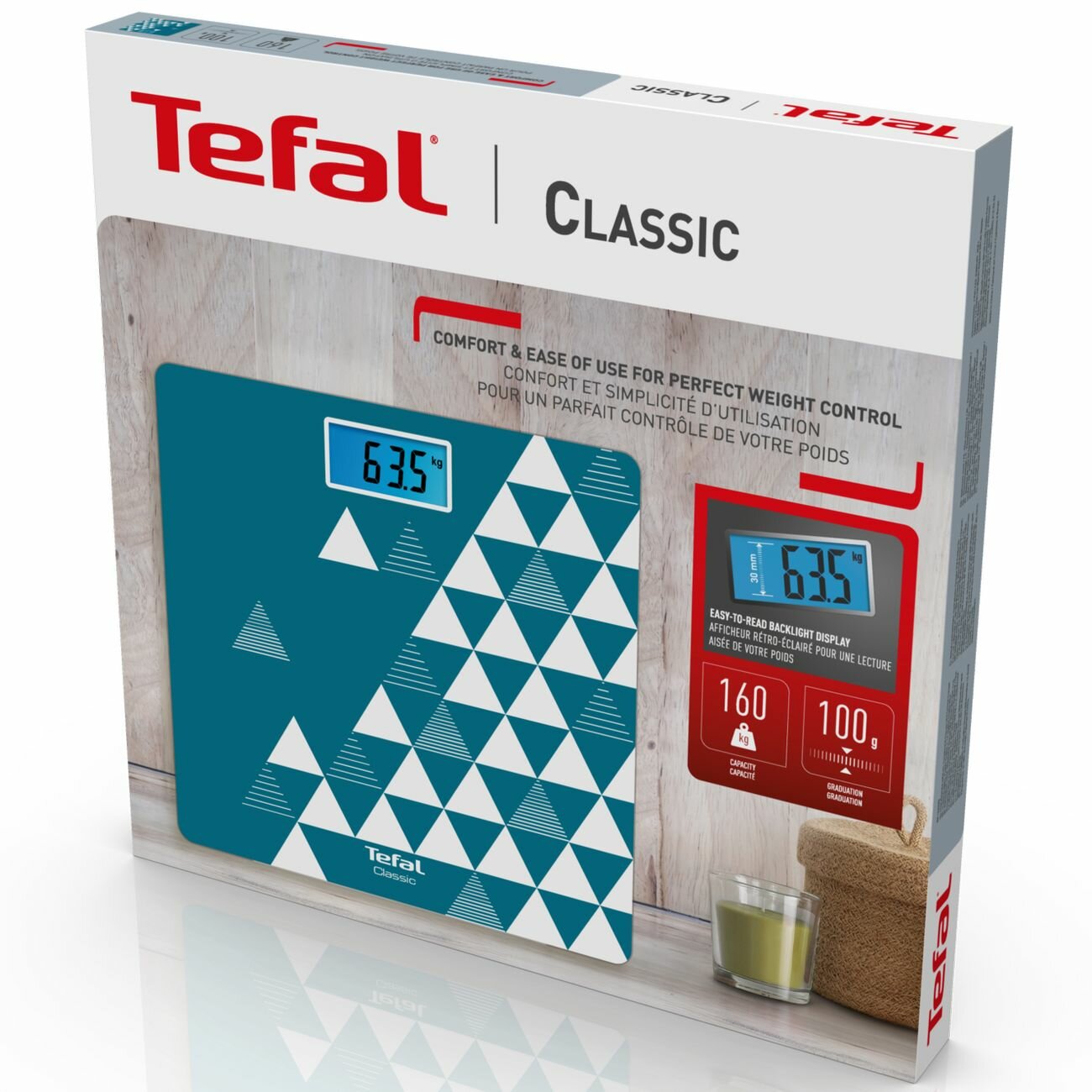 Весы напольные Tefal CLASSIC PP1535V0 - фотография № 3