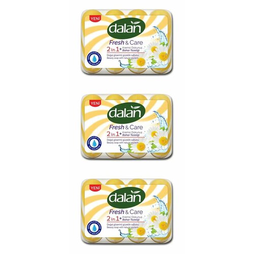 Dalan Мыло туалетное Fresh & Care Весенняя свежесть, 360 г, 3 уп мыло dalan fresh