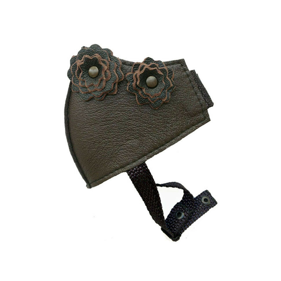 Защита для женской обуви на каблуке Эксклюзив AutoHeel (АвтоПятка) "ИСПАНКА-2 цветная", застёжка липучка, одна штука. тёмно-коричневый (02)