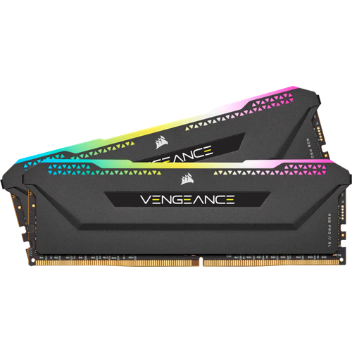 Оперативная память 16Gb DDR4 3600MHz Corsair Vengeance RGB PRO SL 2x8Gb KIT CMH16GX4M2D3600C18 538500₽