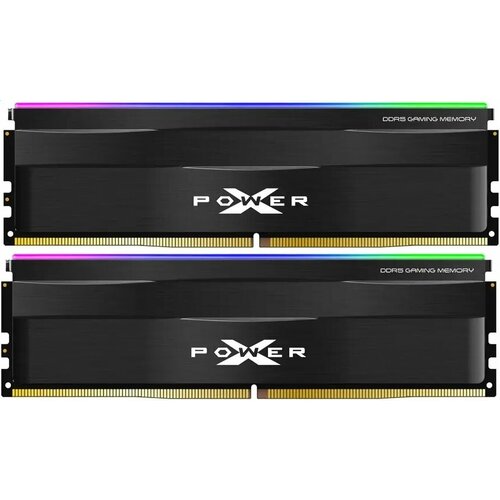 Оперативная память 64Gb DDR5 5600MHz Silicon Power XPower Zenith RGB 2x32Gb KIT SP064GXLWU560FDF 2716000₽