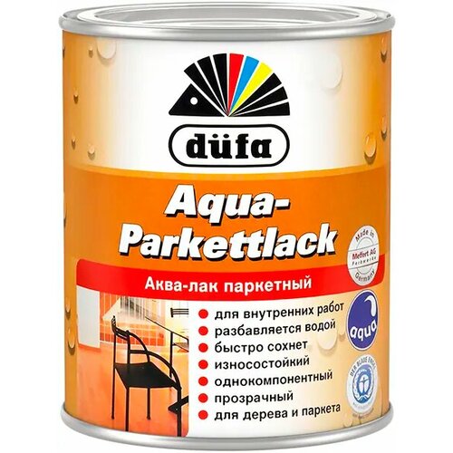 Аква лак паркетный Dufa Aqua Parkettlack 750 мл глянцевый