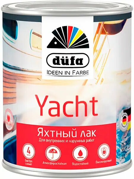 Лак яхтный Dufa Retail Yacht 750 мл глянцевый