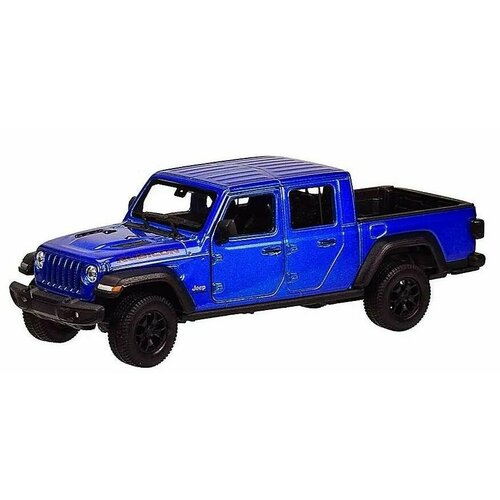 Автомобиль металлический инерционный JEEP GLADIATOR 1:34-39 Цвет Синий WELLY 43788_BL