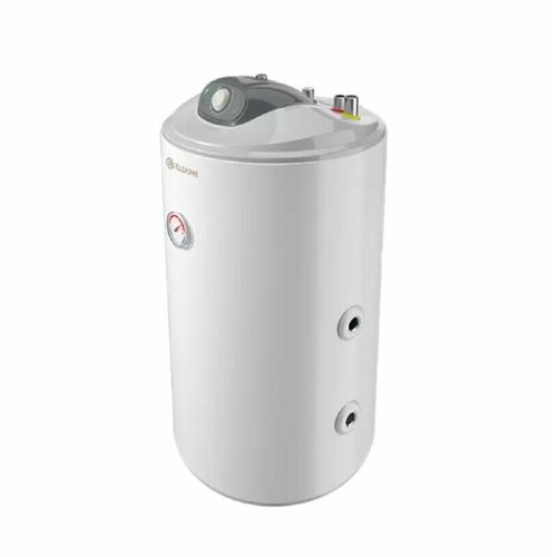 Косвенный бойлер Eldom TST 100 литров комбинированный напольный с ТЭНом 2КВт белый жесткий кожух выходы вверх 6615200₽