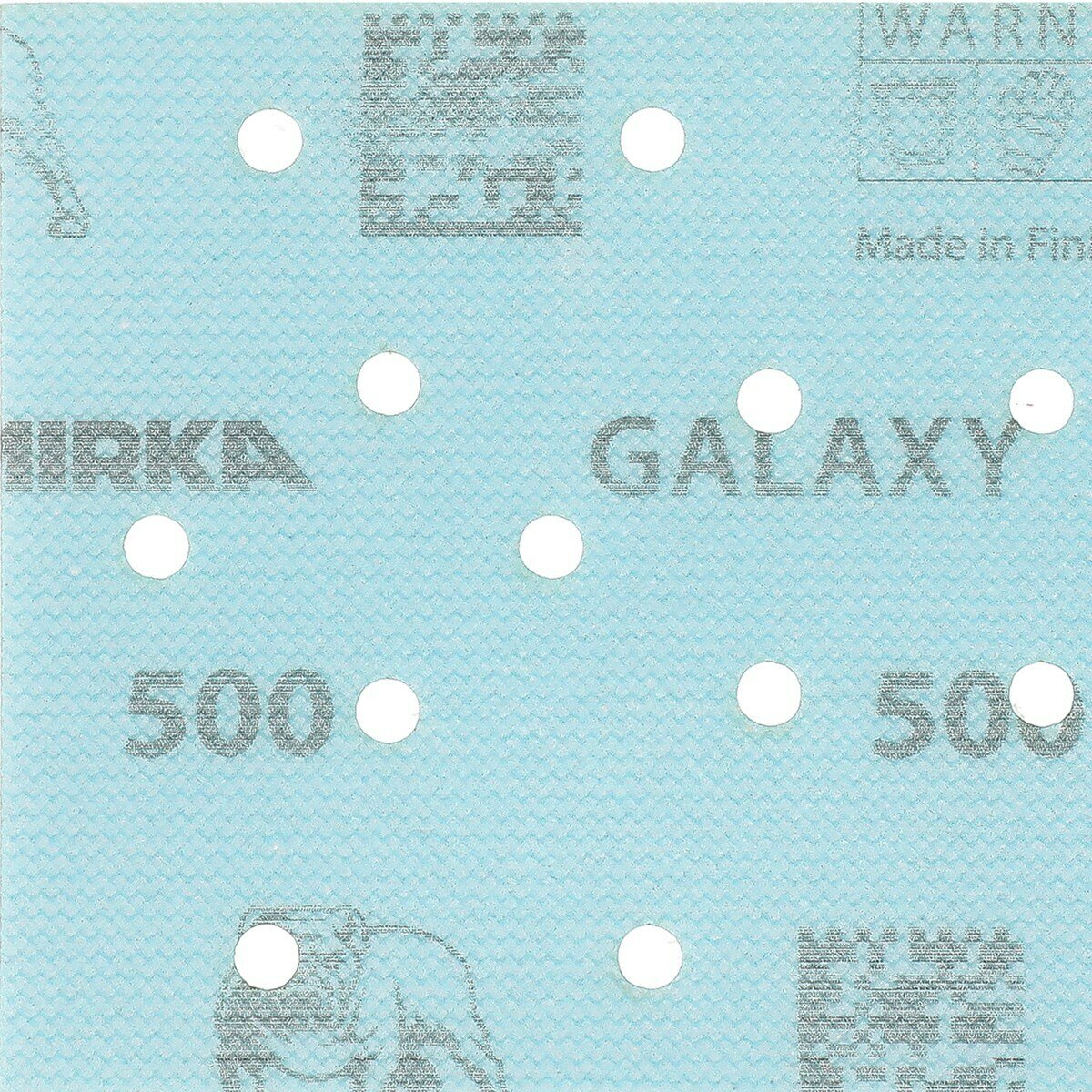 Шлифовальный диск на плёночной основе Mirka GALAXY 150мм Multifit (50 отверстий), зерно Р120 (упак. 10штук) - фотография № 6