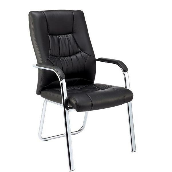 фото Конференц-кресло Easy Chair Echair 807 VPU кожзам черный, хром