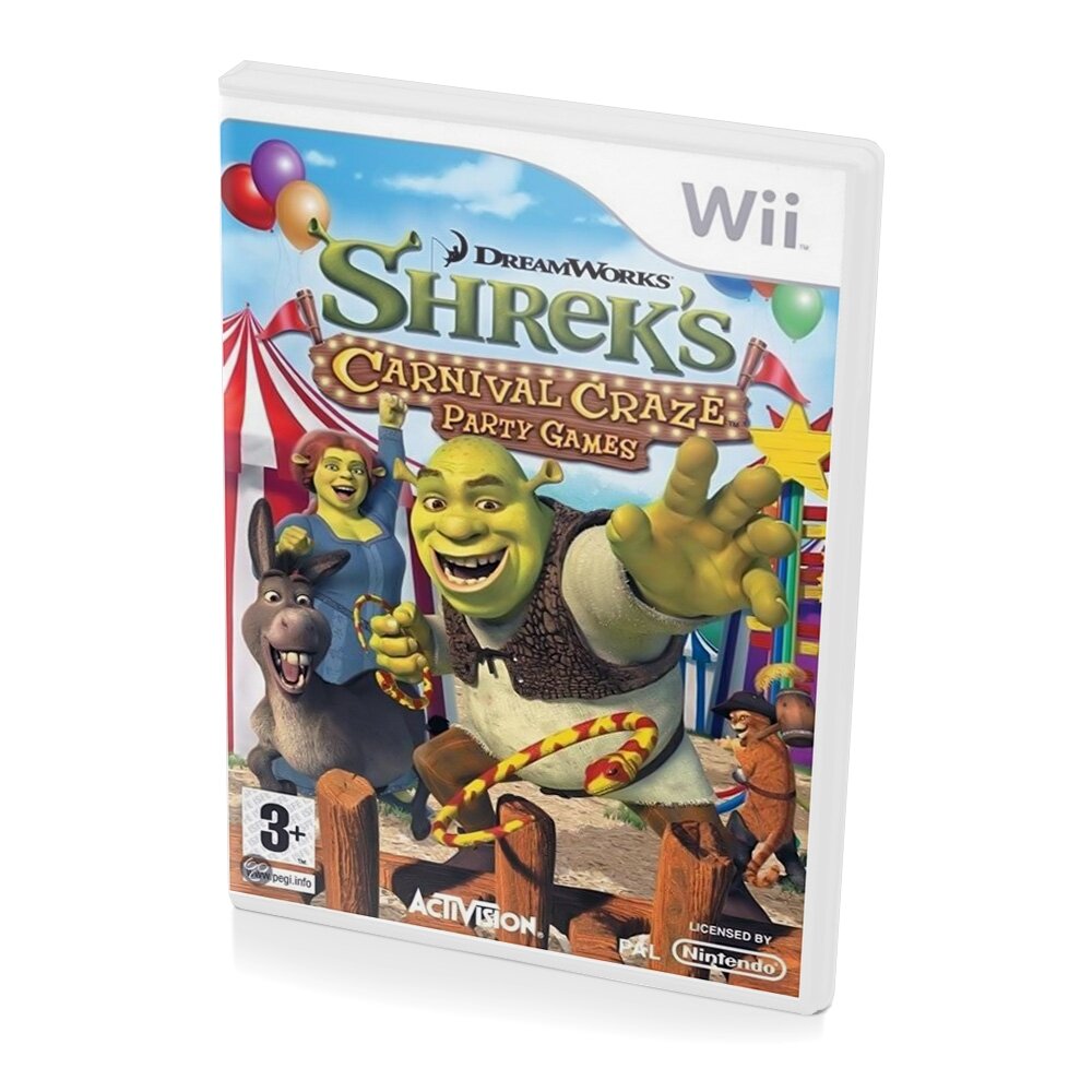 Shreks Carnival Craze Party Games (Wii) английский язык