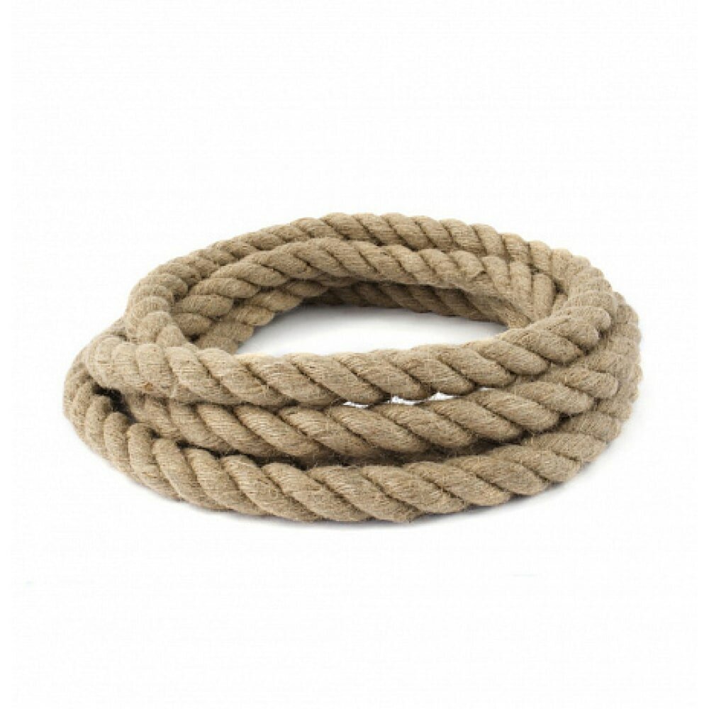 Канат крученый джутовый 3 пряди d12 мм 10 м — фото 1