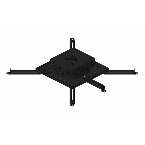 [PR10XL] Универсальное потолочное крепление Wize Pro [PR10XL] для проектора с микрорегулировками, макс. расстояние между крепежными отверстиями 953 мм, наклон +/-15°, поворот +/-5 °, вращение 360°, до 100 кг, черн. кронштейн для проектора wize pro pl150l